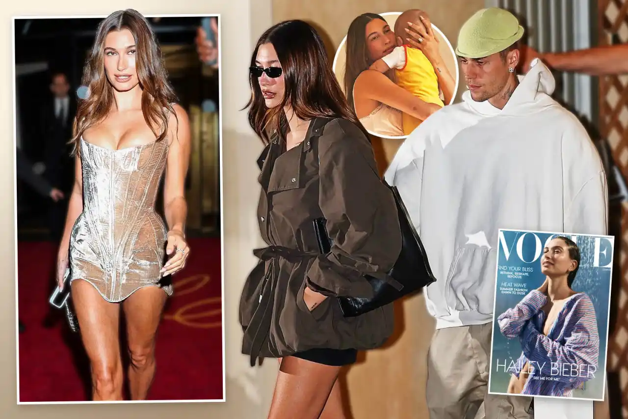 Hailey Bieber Graces Vogue Cover — Justin Bieber’s Instagram Post Sparks Backlash
